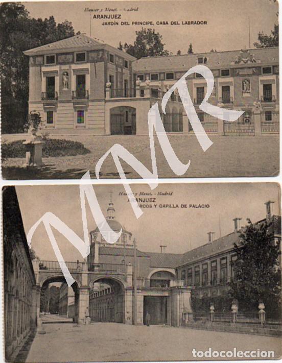 Postales: ARANJUEZ Lote de 2 postales (Hauser y Menet) - Foto 1