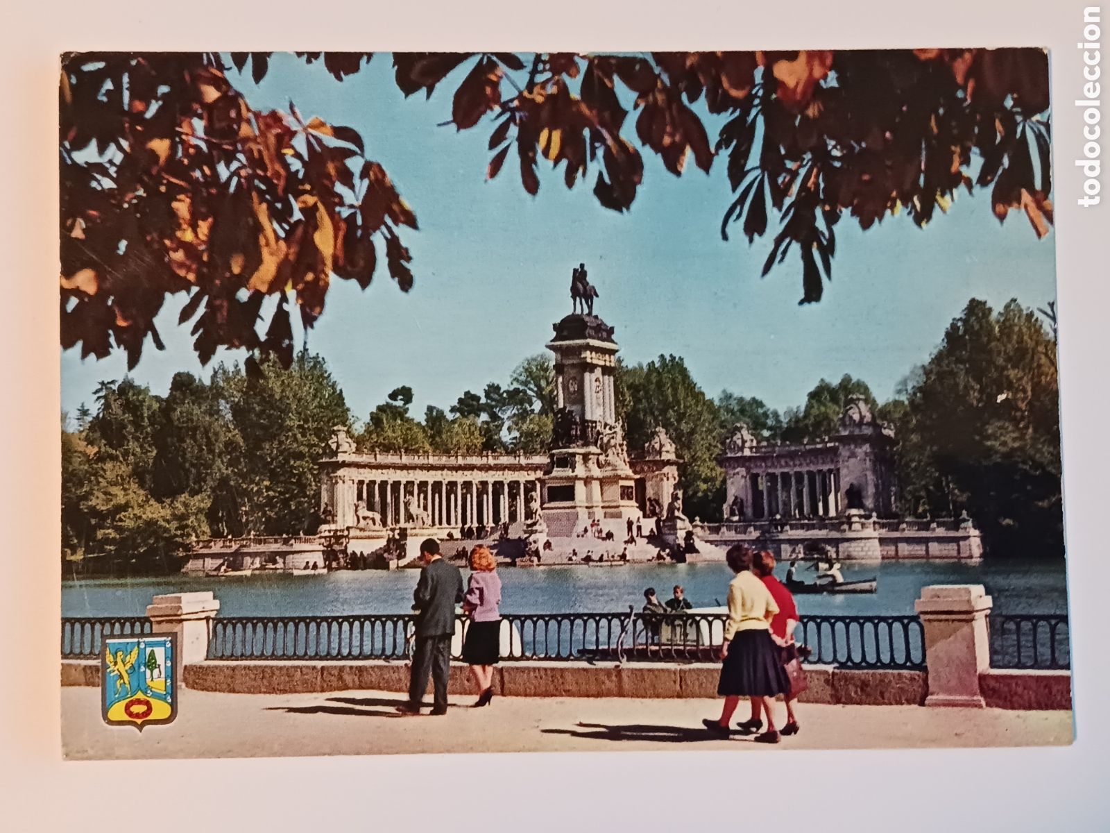 Postales: Madrid, Parque del Retiro, Circulada. - Foto 1