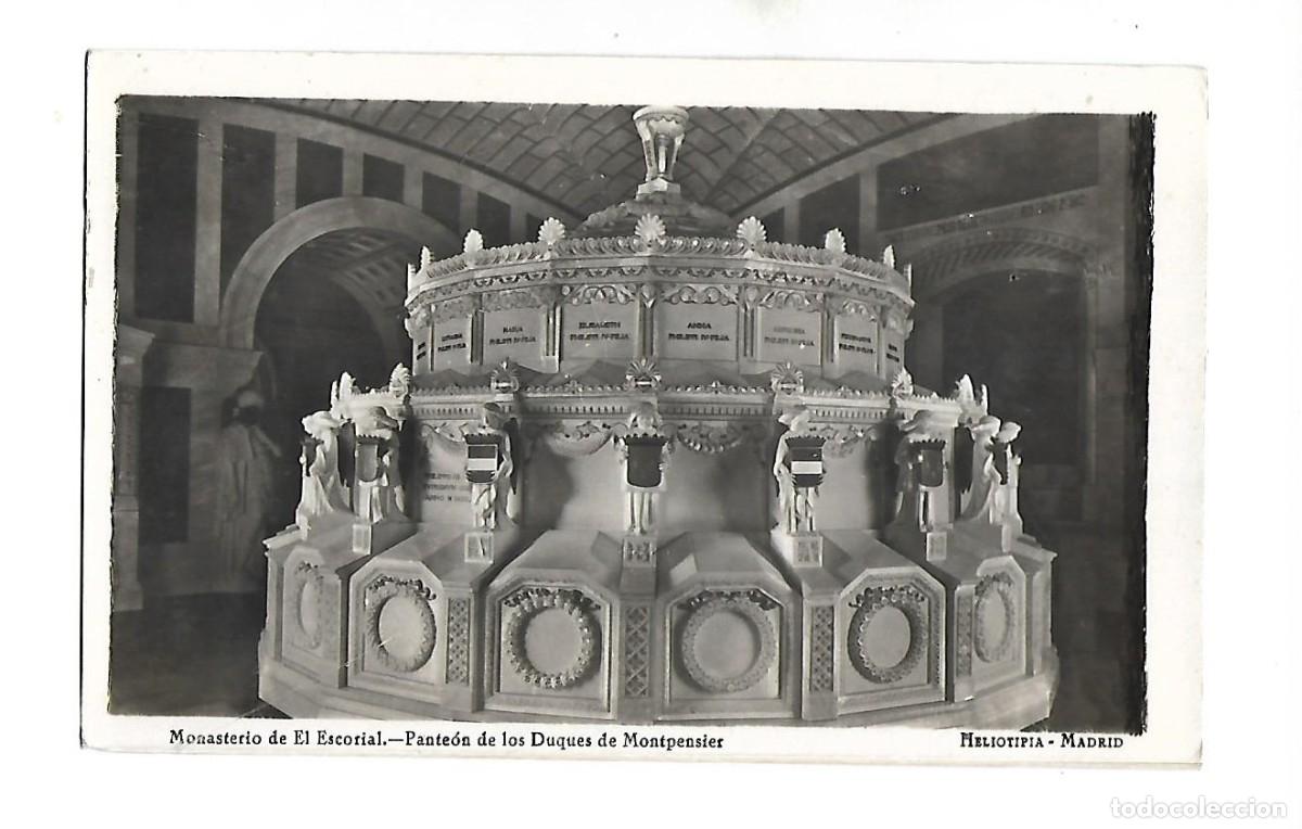 Postais: Postal en fotogr&aacute;fica EL ESCORIAL , PANTE&Oacute;N DE LOS DUQUES DE MONTPENSIER