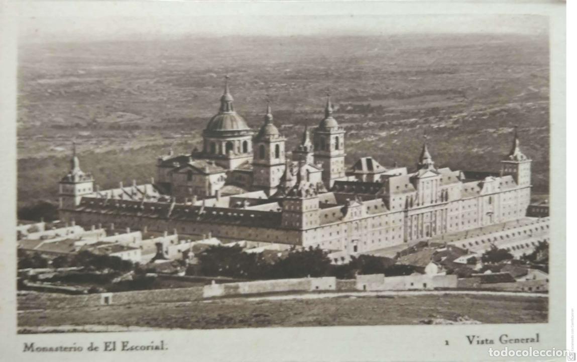 Postales: El Escorial. 1 Vista general. Huecograbado Hauser y Menet. Nueva. Blanco/Negro