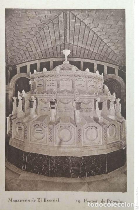 Postales: El Escorial. 19 Pante&oacute;n de P&aacute;rvulos. Huecograbado Hauser y Menet. Nueva. Blanco/Negro