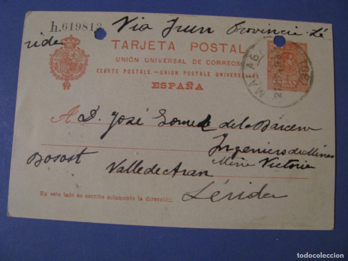 Postkarten: ANTIGUA POSTAL DE UNION UNIVERSAL DE CORREOS. CIRCULADA.