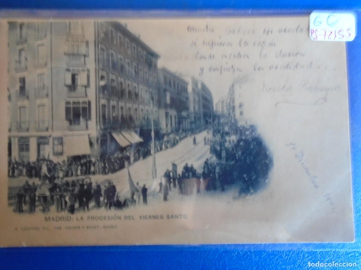 Postcards: (PS-72155)POSTAL DE MADRID-LA PROCESIOIN DEL VIERNES SANTO.HAUSER Y MENET