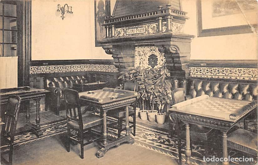 Postais: MADRID.- GRAN PE&Ntilde;A.- SALA DE AJEDREZ