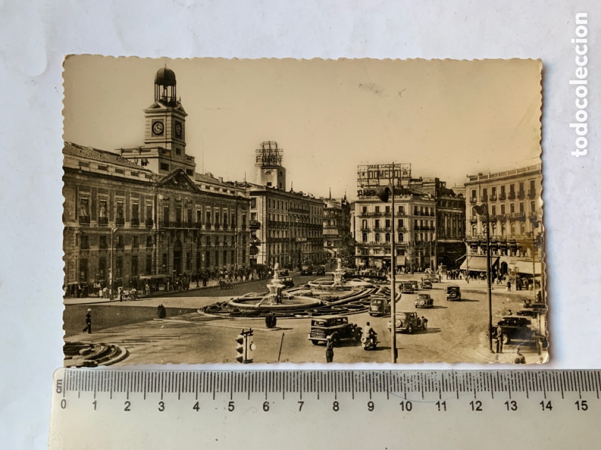 Postales: POSTAL. MADRID. PUERTA DEL SOL. H. A. E. - Foto 1