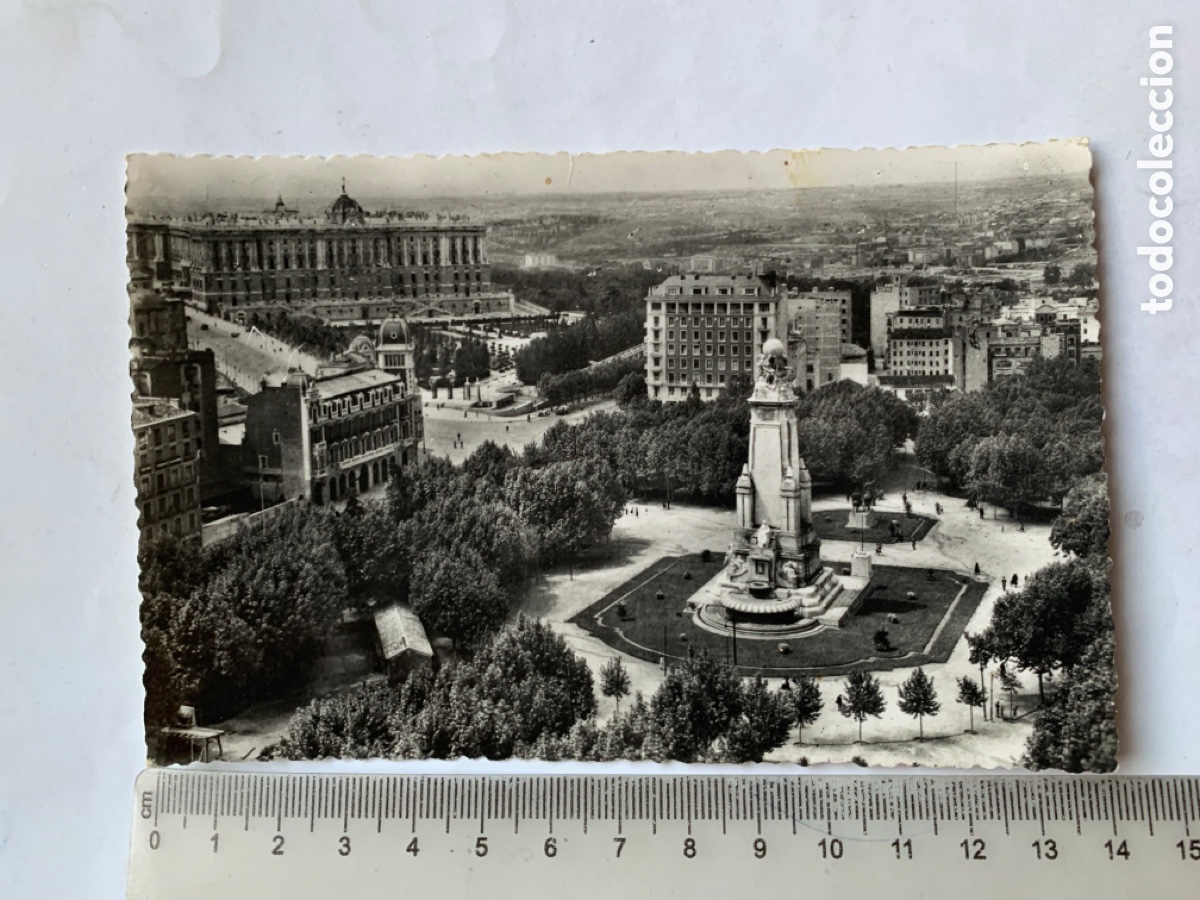 Postales: POSTAL. MADRID. PLAZA DE ESPA&Ntilde;A. H. A. E. - Foto 1