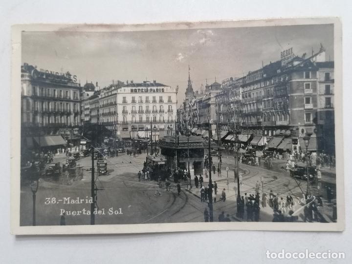 Postales: POSTAL MADRID, PUERTA DEL SOL N&ordm; 38, EDITOR RAPIDE - Foto 1