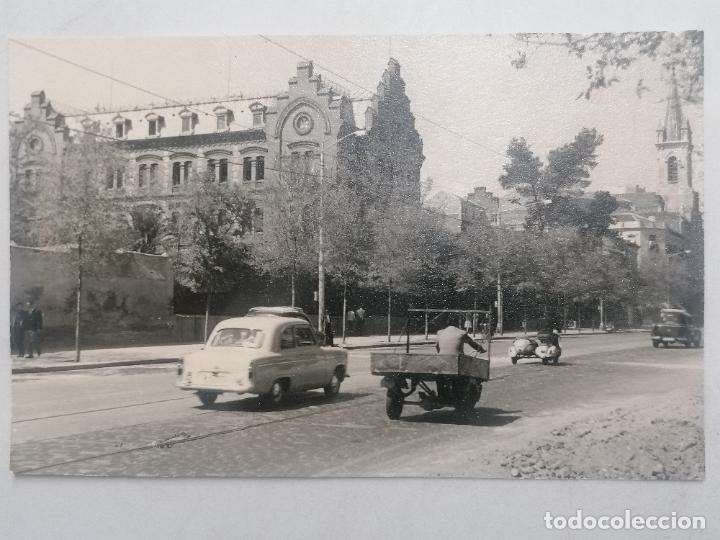 Postales: POSTAL MADRID, EDIFICIOS Y CIRCULACION MOTOCARRO - Foto 1