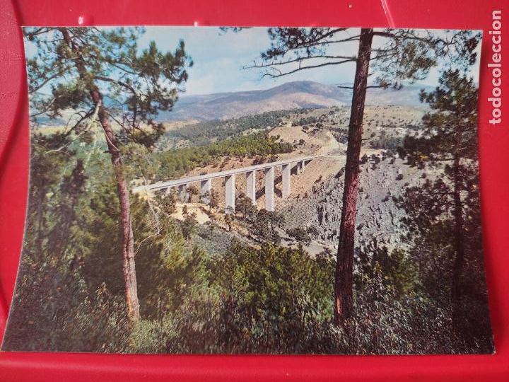 Postkarten: SANTA MARIA DE LA ALAMEDA ESTACION PUENTE RICONDO ED FOTO A BENITO GUADARRAMA SC N&ordm; 2