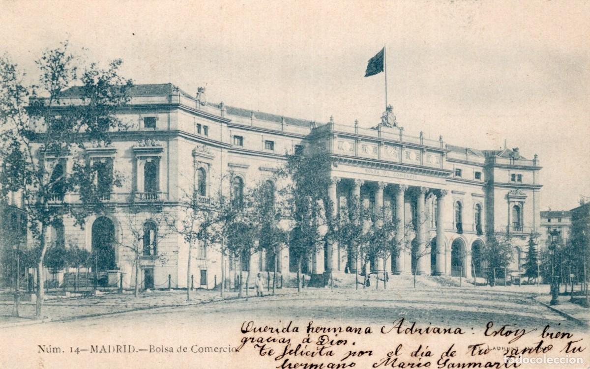 Postales: MADRID. LAURENT. 14 BOLSA DEL COMERCIO - Foto 1
