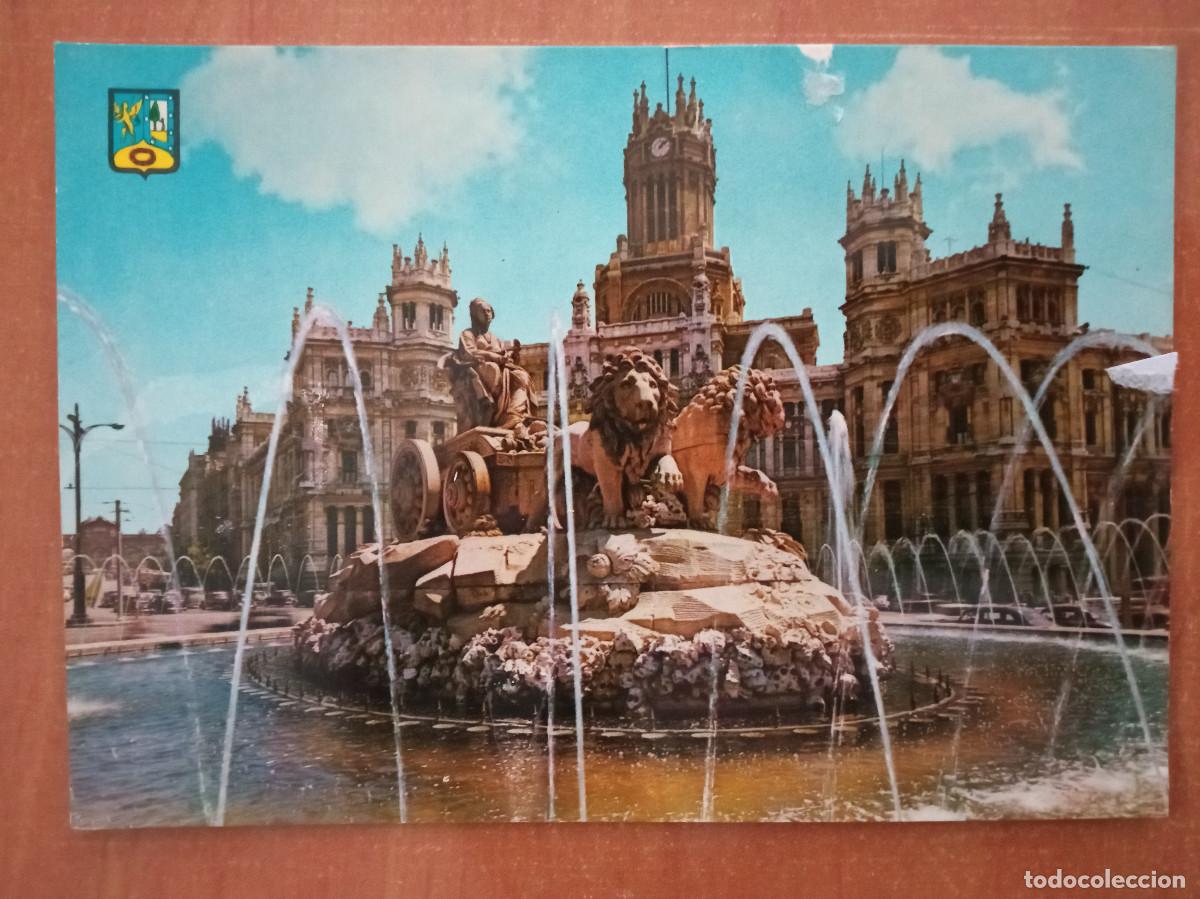 Postales: MADRID. LA CIBELES Y PALACIO DE LAS COMUNICACIONES - Foto 1
