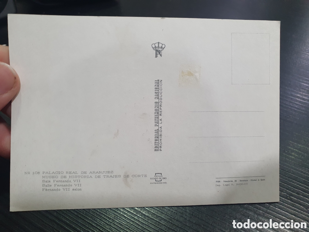 Postales: Postal Palacio Real de Aranjuez. (L62) - Foto 2