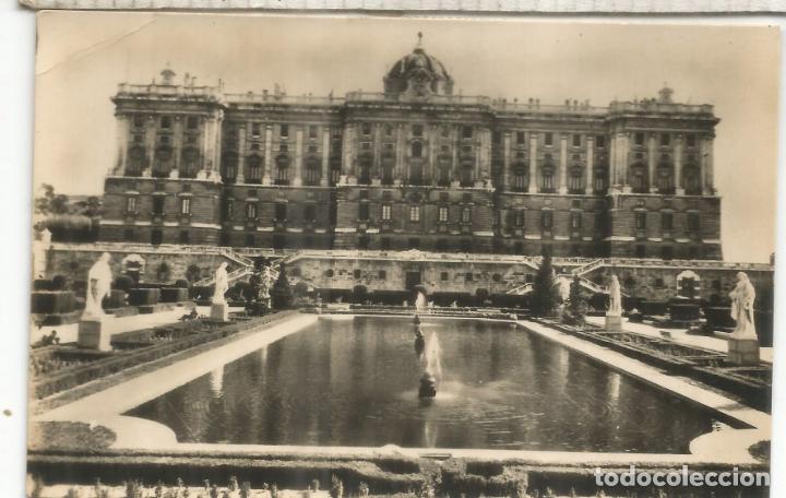 Postales: MADRID PALACIO REAL ESCRITA - Foto 1