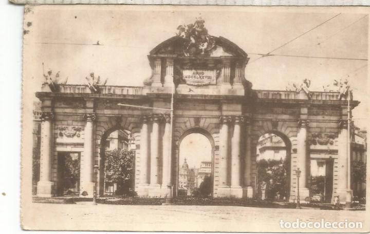 Postales: MADRID PUERTA DE ALCALA ESCRITA - Foto 1