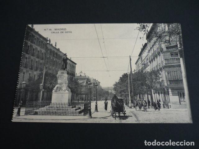 Postales: MADRID CALLE DE GOYA - Foto 1