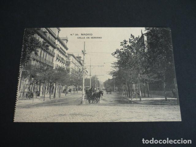 Postales: MADRID CALLE DE SERRANO - Foto 1