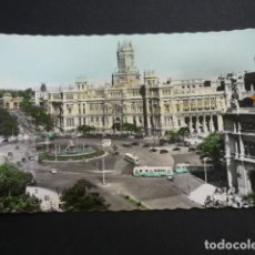 Postales: MADRID PLAZA DE CIBELES Y PALACIO DE COMUNICACIONES. Lote 397485734