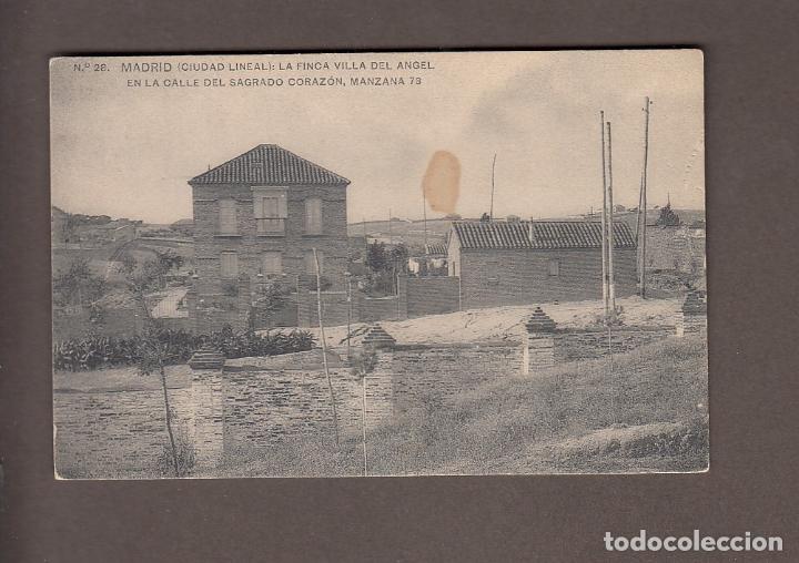 Postkarten: CIUDAD LINEAL (MADRID).- LA FINCA VILLA DEL ANGEL EN LA CALLE DEL SAGRADO CORAZ&Oacute;N
