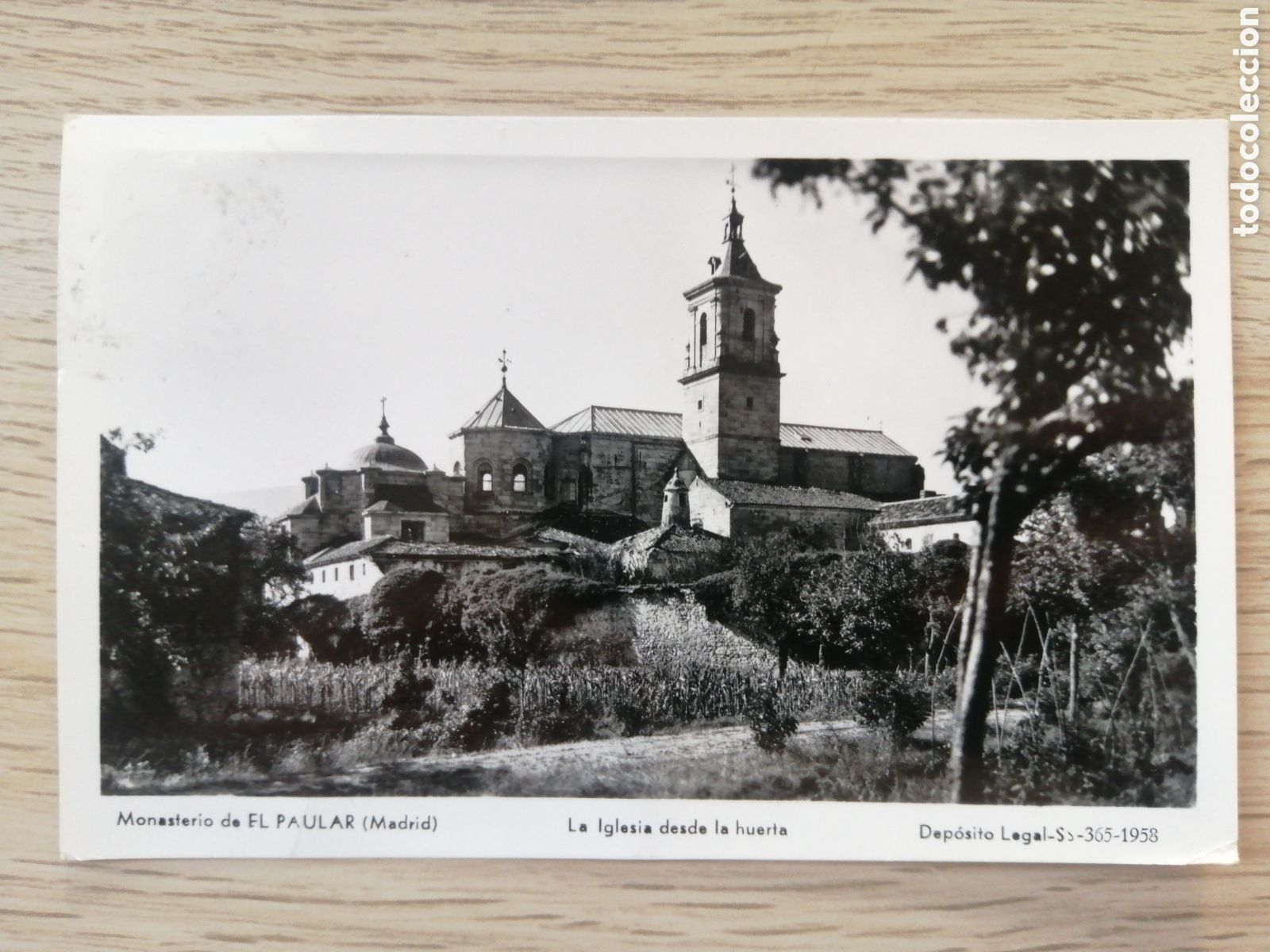 Postales: POSTAL MONASTERIO DE EL PAU&Ntilde;AR (MADRID) - Foto 1