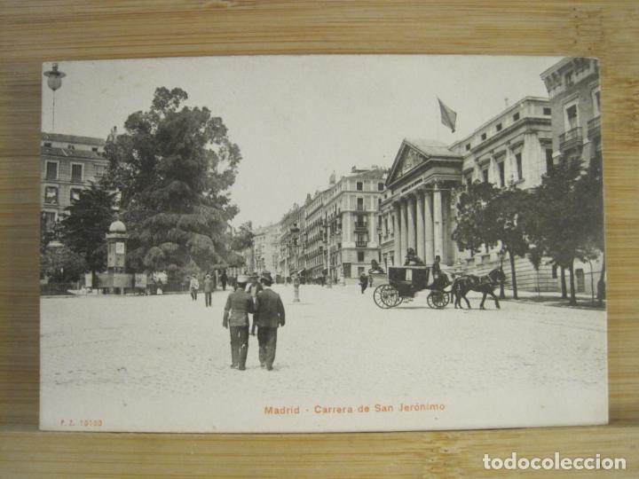 Postales: MADRID-CARRERA DE SAN JERONIMO-P.Z. 10160-POSTAL ANTIGUA-(101.665)