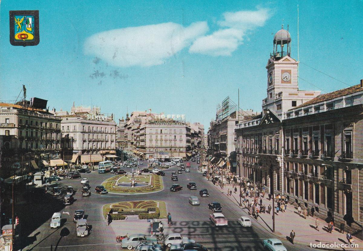 Postales: MADRID PUERTA DEL SOL - Foto 1