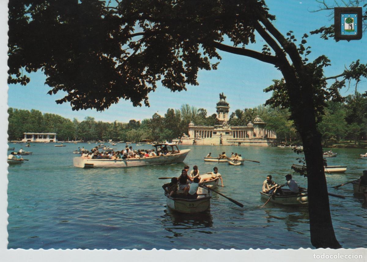 Postcards: POSTAL-PARQUE DEL RETIRO-MADRID