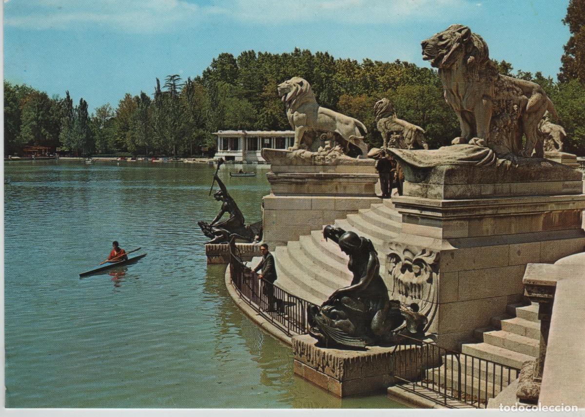Postcards: POSTAL-PARQUE DEL RETIRO-MADRID