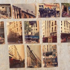 Postales: 12 FOTO POSTALES DEL INCENDIO EN LOS ALMACENES ARIAS, MADRID, 4 DE SEPTIEMBRE DE 1987, SERIE A DE 12. Lote 401209974
