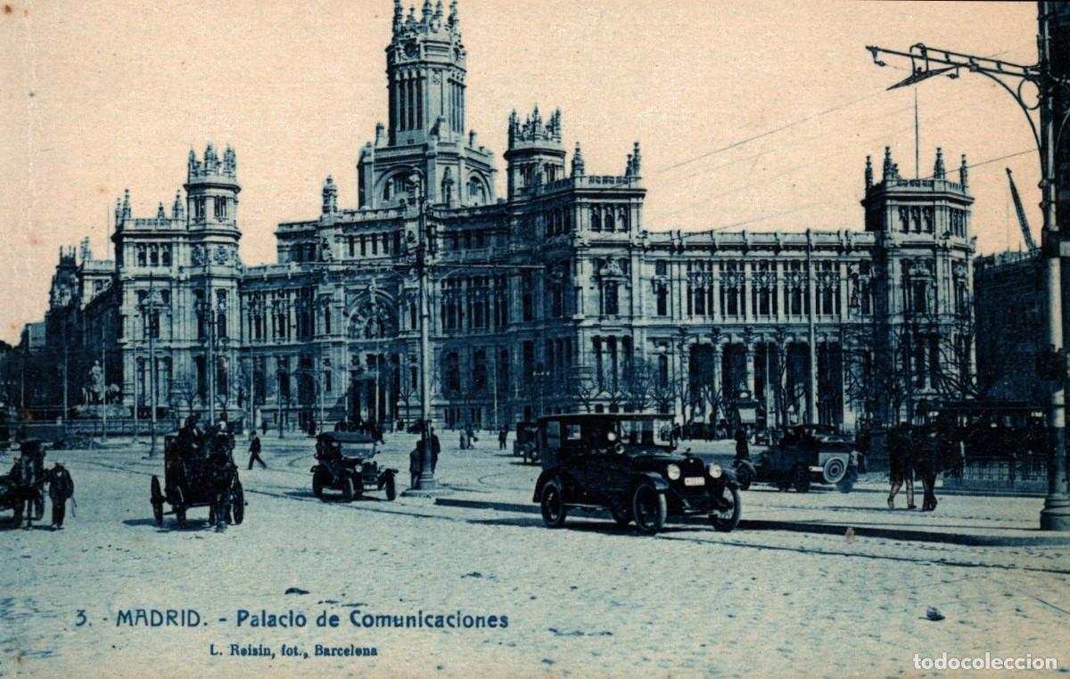 Postales: 3 madrid palacio de comunicaciones sin circular - Foto 1