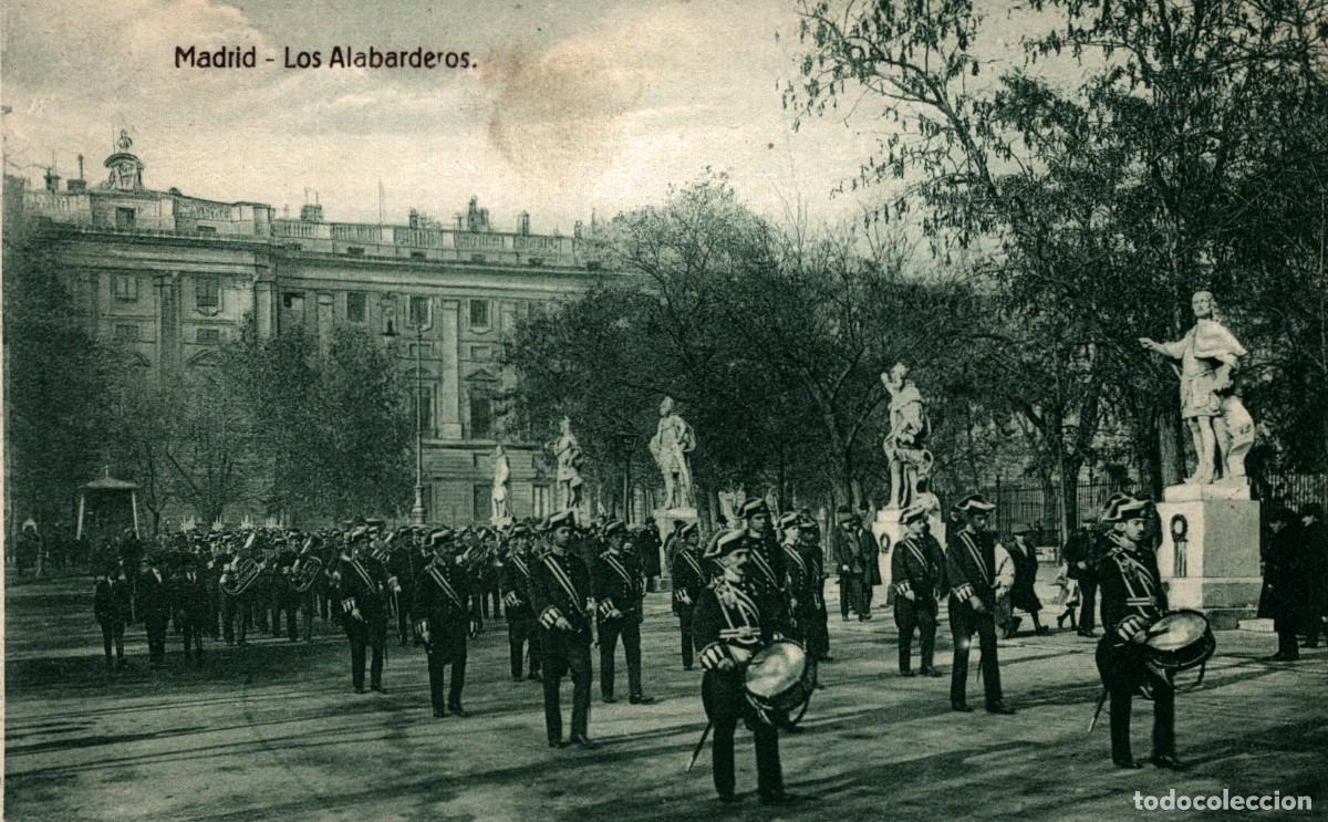 Postales: madrid los alabarderos sin circular - Foto 1