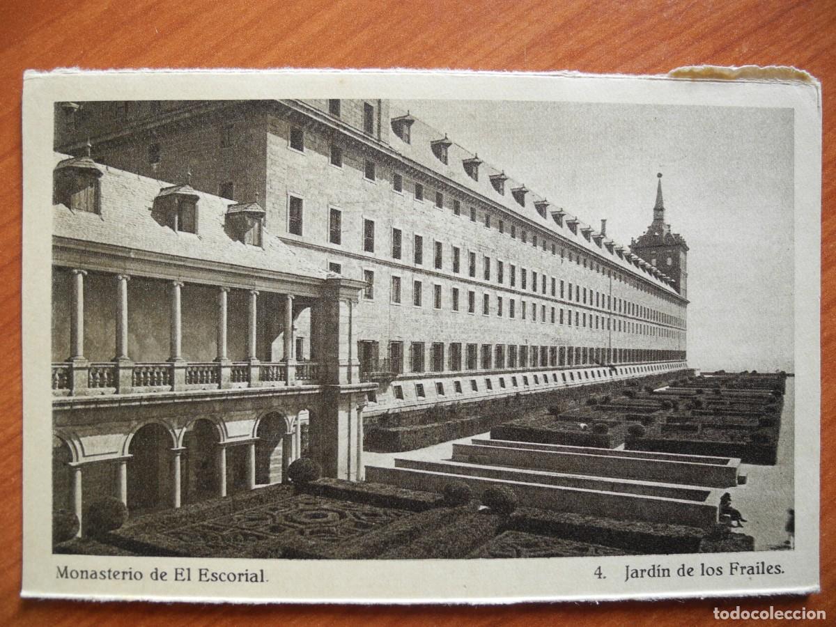 Postkarten: Monasterio de El Escorial n. 4 Jard&iacute;n de los Frailes. Ed. Hauser y Menet. Sin circular
