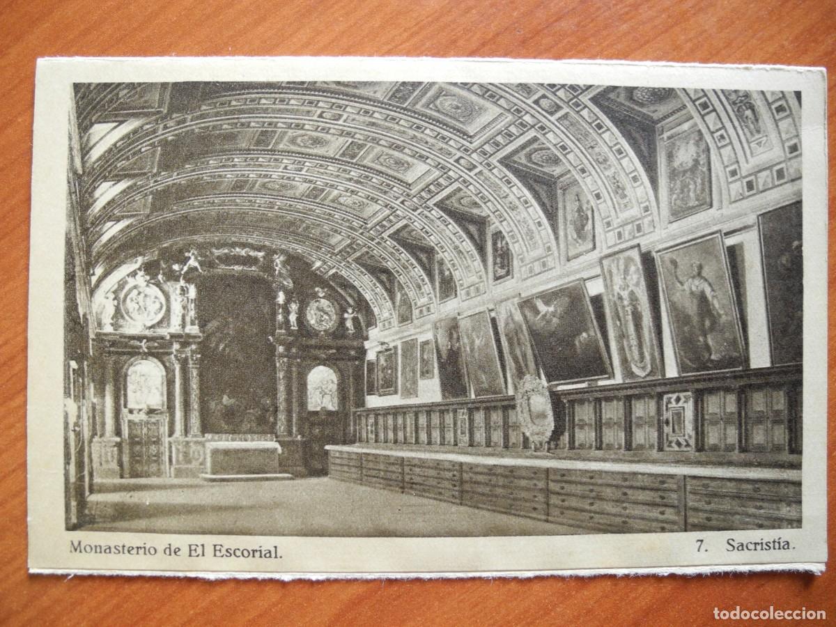 Postkarten: Monasterio de El Escorial n. 7 Sacrist&iacute;a. Ed. Hauser y Menet. Sin circular