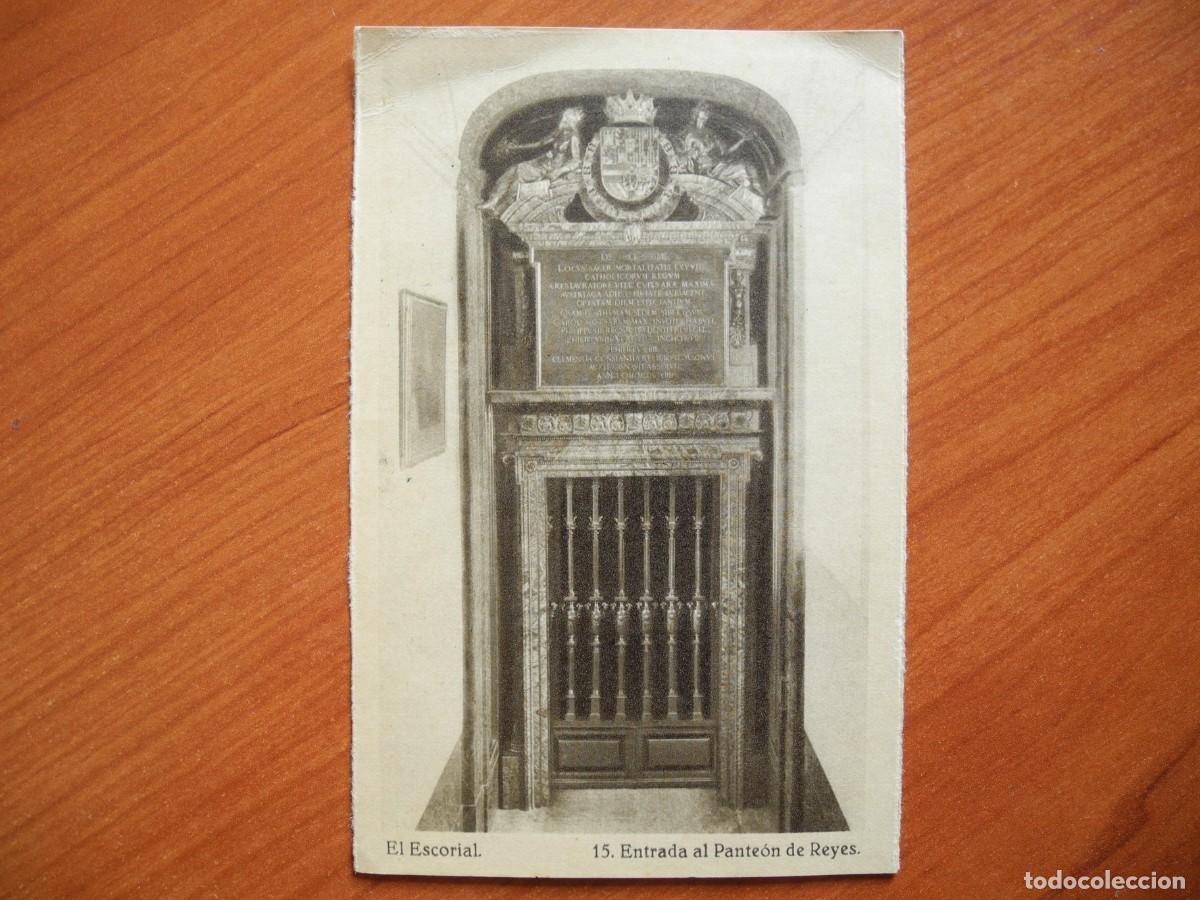 Postkarten: Monasterio de El Escorial n. 15 Entrada al Pante&oacute;n de Reyes. Ed. Hauser y Menet. Sin circular