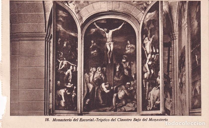 Postales: MONASTERIO DE EL ESCORIAL - TR&Iacute;PTICO DEL CLAUSTRO BAJO - Foto 1