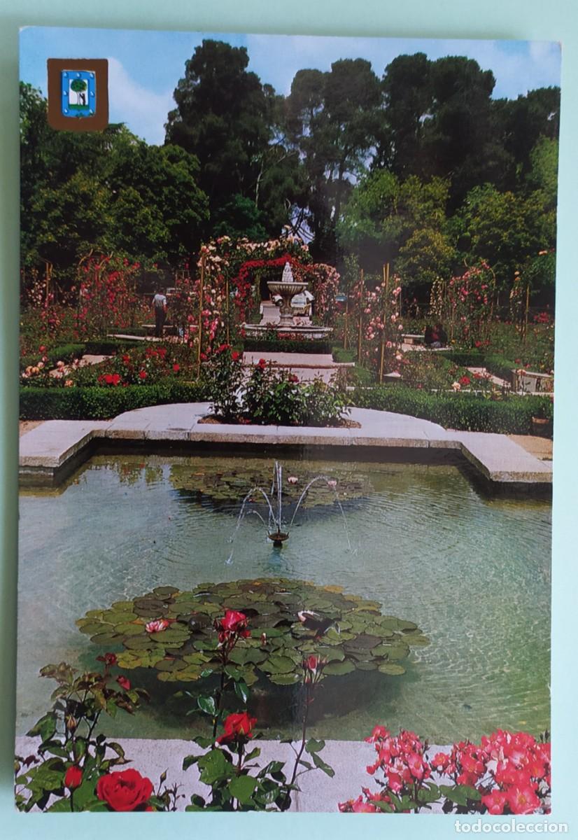Postales: Madrid - Parque del Retiro. Rosaleda - Foto 1