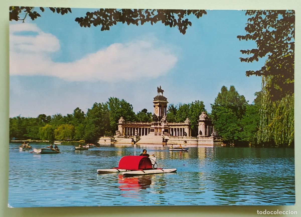 Postales: Madrid - Parque del Retiro. Estanque - Foto 1