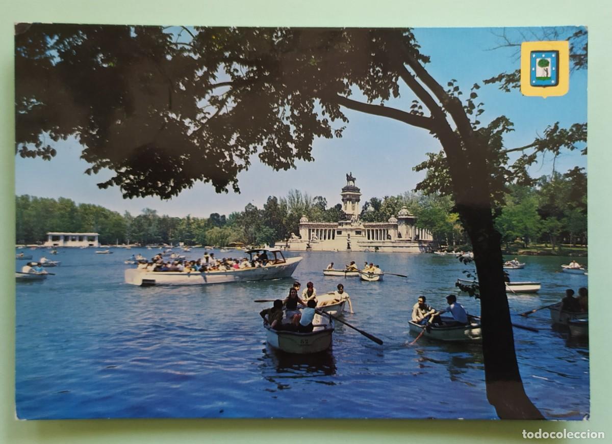 Postales: Madrid - Parque del Retiro. Estanque - Foto 1