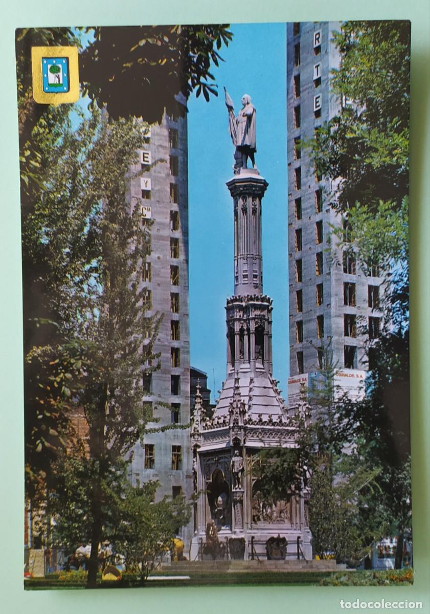 Postales: Madrid - Monumento a Colon - Foto 1