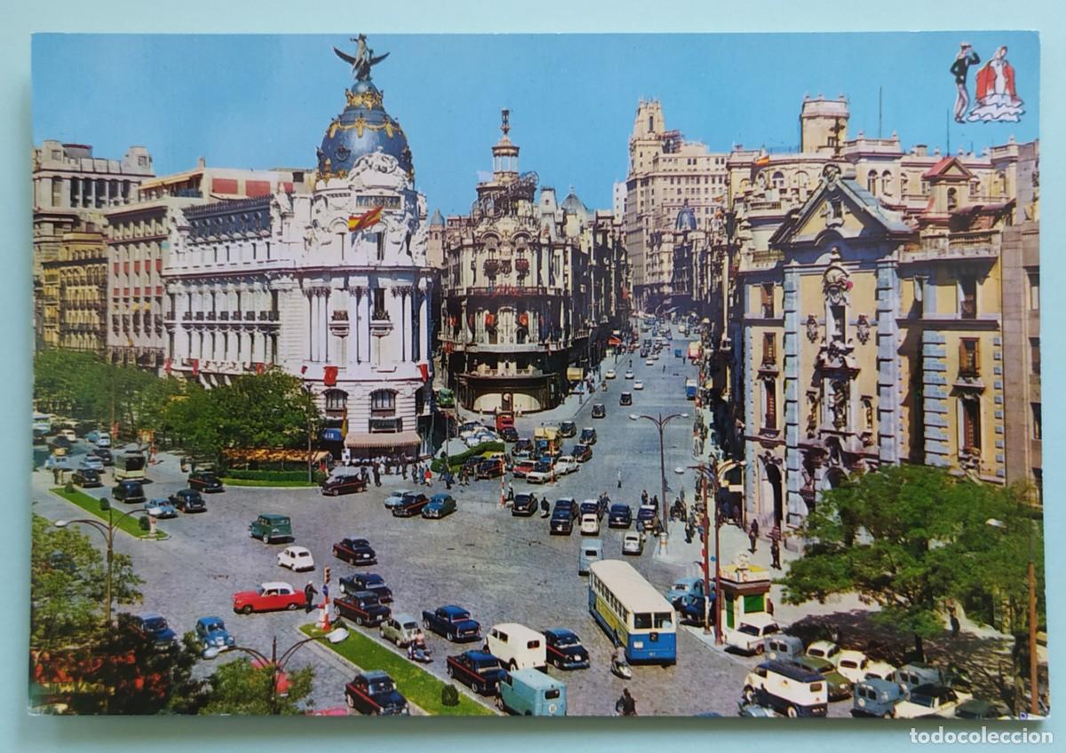 Postales: Madrid - Avenida Jos&eacute; Antonio - Foto 1