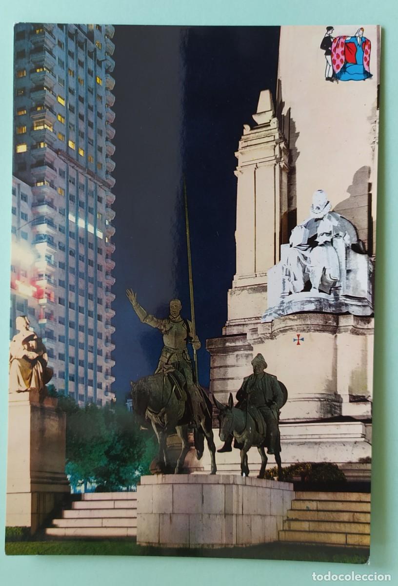 Postales: Madrid - Monumento a Cervantes - Foto 1