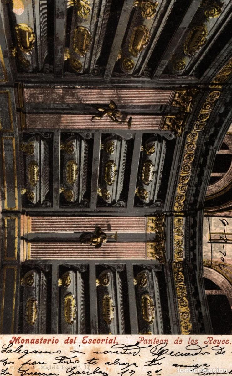 Postales: monumento del escorial pante&oacute;n de los reyes