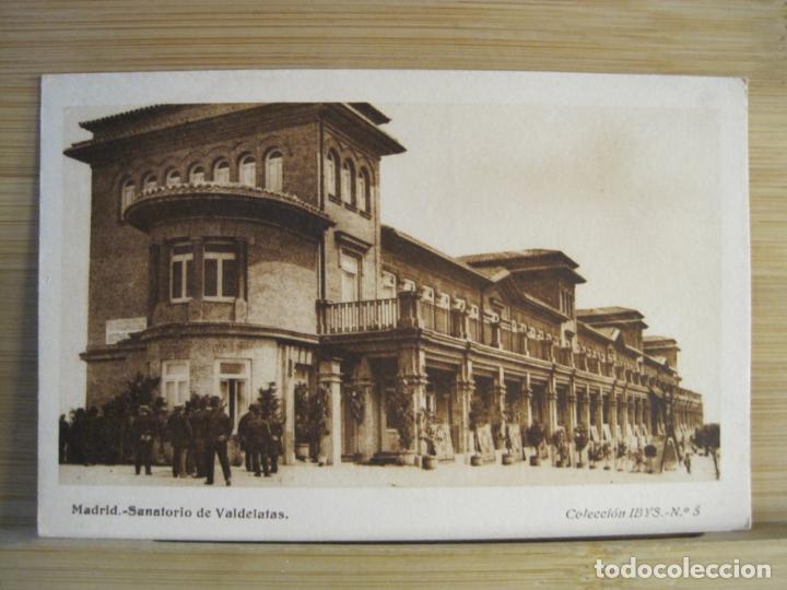 Postales: MADRID-SANATORIO DE VALDELATAS-PUBLICIDAD IBYS SUEROS VACUNAS OPOTERAPIA-POSTAL ANTIGUA-(102.873)