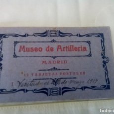 Postales: MADRID LIBRITO DE 12 POSTALES MUSEO ARTILLERIA AÑO 1917 ,BLANCO Y NEGRO , COMPLETO