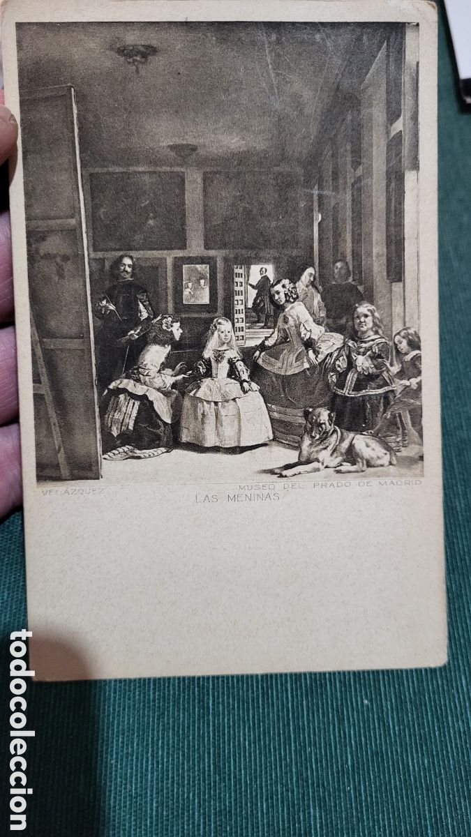 Postcards: Tarjeta Postal usada Meninas Velazquez