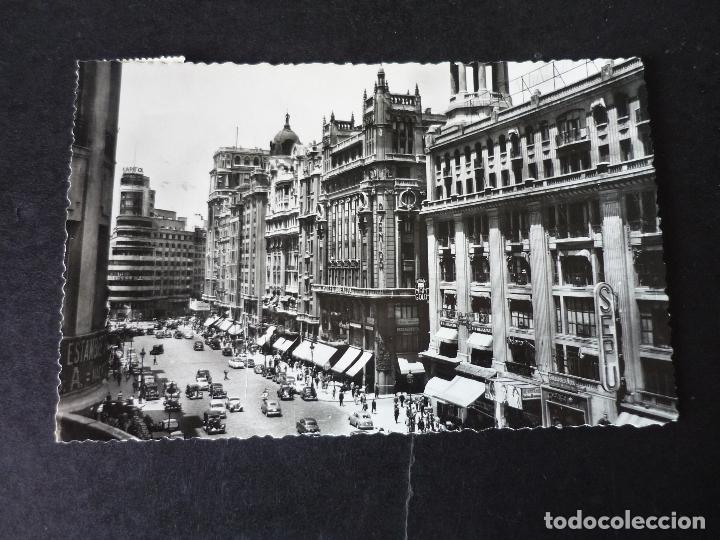 Postales: MADRID LA GRAN VIA - Foto 1