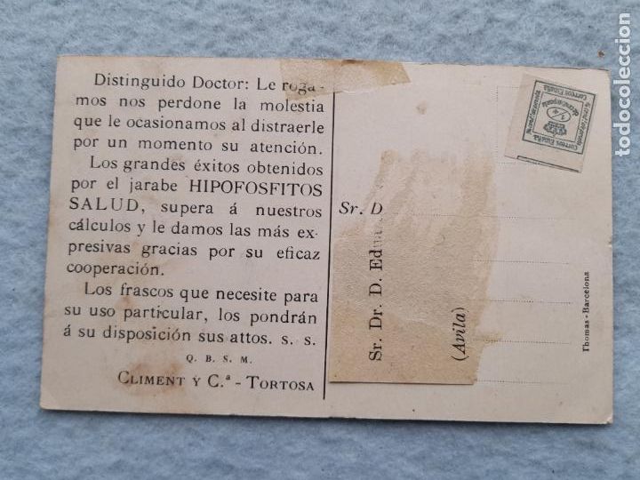Postales: Madrid. Palacio Real. Trasera con Publicidad - Foto 2