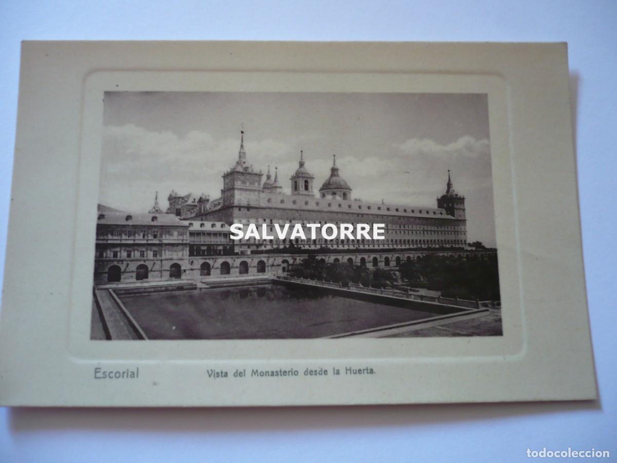 Postkarten: RARA POSTAL ESCORIAL VISTA MONASTERIO DESDE HUERTA INCISION COMO GRABADO FOTOGRAFIA
