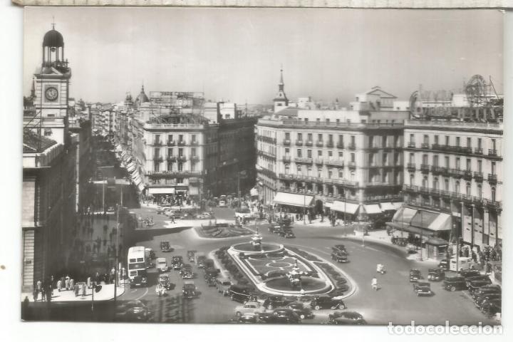 Postales: MADRID PUERTA DEL SOL ESCRITA - Foto 1
