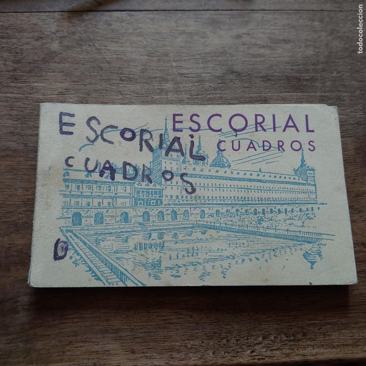 Postales: Libro tarjetas postales Escorial cuadros - Foto 1