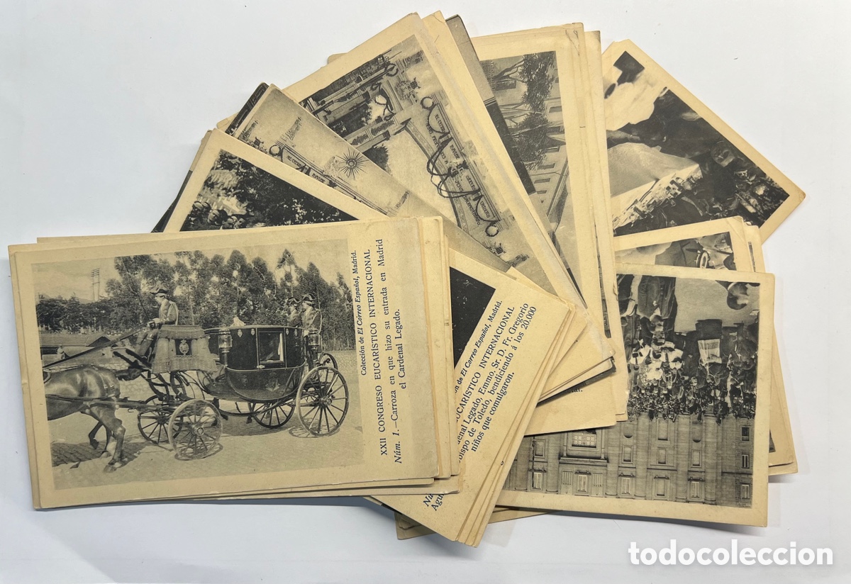 Postkarten: XXII CONGRESO EUCAR&Iacute;STICO INTERNACIONAL . Colecci&oacute;n El Correo Espa&ntilde;ol 36 (a.1911) Lacoste